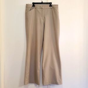 Women's light tan slacks
